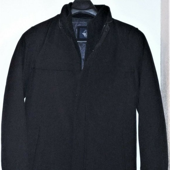 Men's Dockers Soft Shell Jacket Small Microfiber Coat Nylon Quilt Lined NWT $180 - Picture 1 of 10